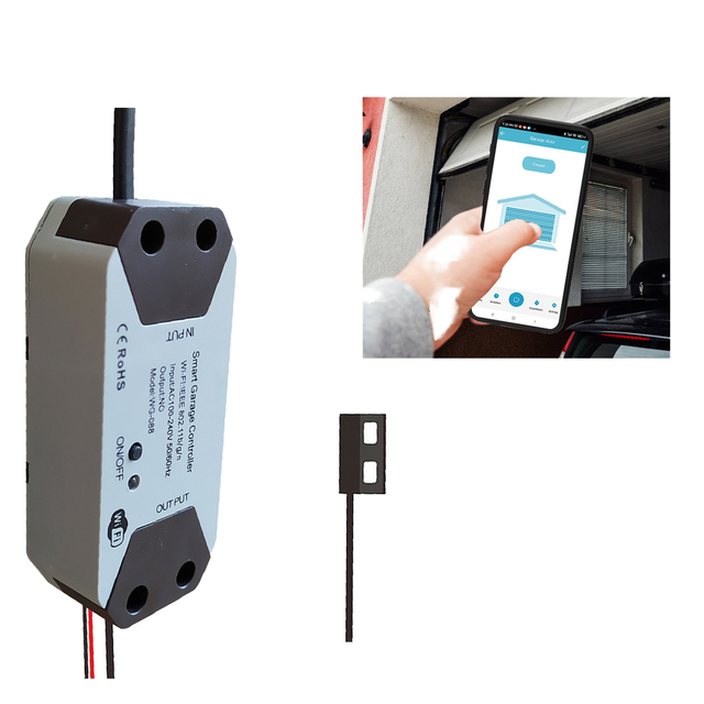 UEMON Electric Smart Home Garage Door Opener Voice Control Wi-Fi Remote Control Zigbee 3.0 Bar Design Tuya Android AU Outdoor