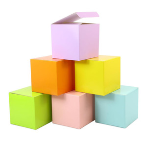 Cajas Plegables <span class=keywords><strong>de</strong></span> Colores <span class=keywords><strong>para</strong></span> Propuesta <span class=keywords><strong>de</strong></span> Damas <span class=keywords><strong>de</strong></span> Honor, Ideales <span class=keywords><strong>para</strong></span> Guardar Velas Hechas a Mano, Jabones, Cupcakes y Otros Regalos - Product Image 1