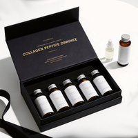 Boîtes rigides personnalisées pour l'emballage des peptides, avec boîte cadeau haut de gamme pour les médicaments au collagène et aux peptides