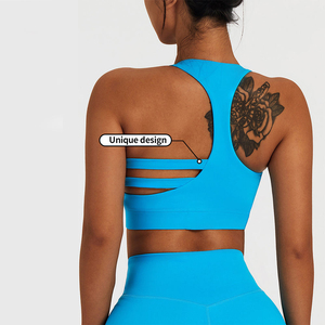 Canottiera estiva da <span class=keywords><strong>donna</strong></span> 1X-6X abbigliamento da allenamento 2 pezzi tuta Fitness abbigliamento da palestra reggiseno sportivo da <span class=keywords><strong>donna</strong></span> Activewear set da Yoga - Product Image 5