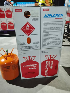 JUFLORON Refrigerant <strong>Gas</strong> R600a 6.5kg <strong>R134</strong> High Purity Disposable <strong>Gas</strong> Cylinders Chinese Factory Supplier R290 <strong>R134</strong> R410 R32 - Product Image 3