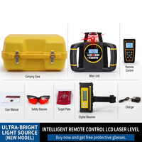 Niveau laser rotatif rouge auto-nivelant haute précision 360 degrés