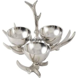 Design fantaisie moderne couleur marron bols de service aux fruits secs décoration de table de luxe bols à cadeaux de mariage standard modernes à vendre - Product Image 3