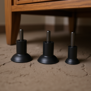 Patas con ventosa y vástago metálico para nivelación y ajuste de estabilidad de muebles - Product Image 3