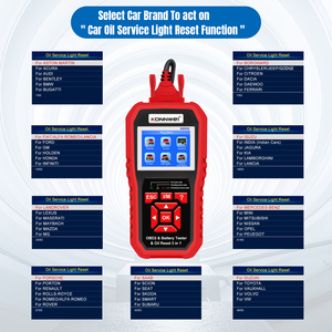 Herramientas de Diagnóstico Directas de Fábrica para Todos los Autos, Escáner KONNWEI KW890 Obd2 para Todos los Autos 2022 con Servicio de Reinicio de Aceite - Product Image 2