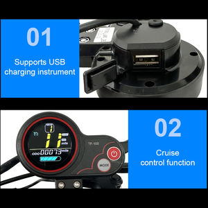 Foldable <strong>Sit</strong> <strong>Down</strong> <strong>Electric</strong> <strong>Scooter</strong> with Seat 150kg Load Capacity Waterproof Full Suspension 30-40km Range - Product Image 4