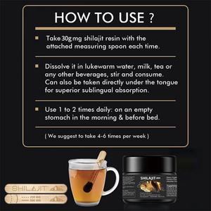 Suplemento de Resina de Shilajit Orgánica de Alta Pureza, Soporte OEM/ODM para Adultos, Ungüento Puro del Himalaya OBM, No Apto para Mujeres Embarazadas - Product Image 2