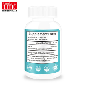 Suplemento de NAD Personalizado de 1000 mg de Alta Potencia y Máxima Absorción, Suplemento de NAD Puro para Energía, Reparación del ADN y Mejora de la Función Cerebral - Product Image 2