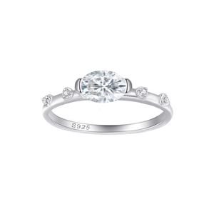 Anillo de Compromiso de Plata S925 con Circonita Blanca 3A/5A de Sun Star Custom Factory, Disponible al Mejor Precio, Joyería Hecha a Mano para Mujer - Product Image 2