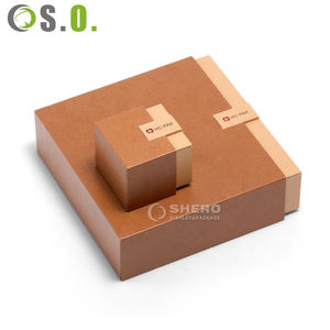 Caja de Papel de Lujo Shero Premium de Alta Gama en Dos Tonos con Diseño de Patchwork, Color y Tamaño Personalizados para Empaque de Regalos - Product Image 4
