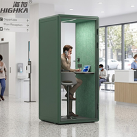 Cabinas de oficina insonorizadas de Alibaba, cabinas de vidrio con reducción de ruido para biblioteca