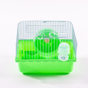 Jaula de Plástico para Hámster con Rueda de Ejercicio, Comedero, Escaleras, Tobogán, Bebedero, Pequeño Castillo, Caja de Transporte, Casa para Hámster - Product Image 4