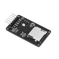 Mikro Mini SD kart modülü SPI arayüzü bellek kalkanı mikro TF kart seviye dönüşüm SD depolama SD kart adaptörü modülü ile okuyun