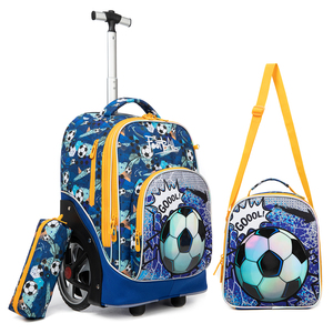 Jasmines tar Trolley Schult asche Big Wheel Set Neues Design <span class=keywords><strong>3</strong></span> In 1 Cartoon Trolley Schul rucksack Tasche Set Mit Rädern - Product Image 1