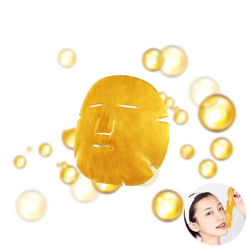 24k Gold Hydrogel Face Sheet Facial Mask Skin Care Disposable Organic Anti-wrinkle
