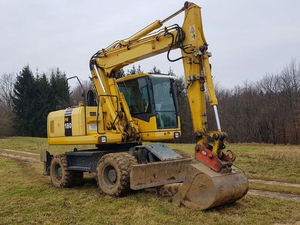 Excavadora de Ruedas PW180 de 123KW con Capacidad de Cucharón de 1,13 M, Motor de Alta Potencia, Bomba y Engranajes - Product Image 3