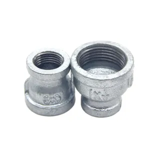 Galvanized iron malleable pipe fittings concentric reducing sockets