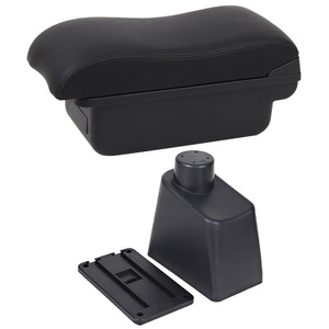 Boîte d'accoudoir VTEAR ABS avec USB et porte-gobelet pour <span class=keywords><strong>Renault</strong></span> Captur/Kaptur 2014-2018, accessoire de rangement intérieur avant pour voiture - Product Image 1