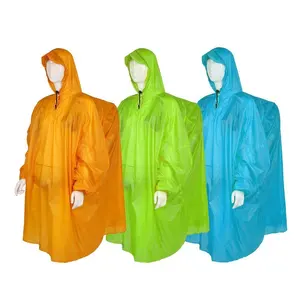 极地珠穆朗玛峰背包雨衣超轻15D尼龙防水防风透气雨衣专业背包徒步旅行