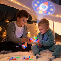 Individuelle LED-Fingerprojektionslichter Neuartige Blinkende Ring-Projektoren Spielzeug Partyzubehör für Kinder Geburtstag Halloween Veranstaltungen