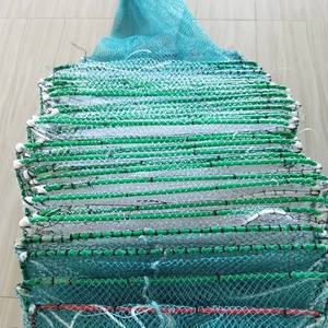 Vietnam Filipinas Fyke Net Trampa para peces larga Trampa para cangrejos 37 cm <span class=keywords><strong>X</strong></span> 23 cm <span class=keywords><strong>X</strong></span> 9,5 M Longitud con manguera de Pvc - Product Image 3