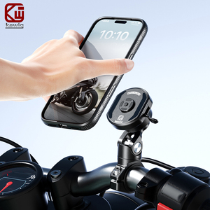 Support de téléphone pour moto Kewig IP66 étanche, rotation à 720°, antichoc, magnétique, 4 verrous, en alliage d'aluminium - Product Image 1