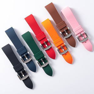 Bracelet de montre en caoutchouc TPSIV de luxe personnalisé, à libération rapide, 20 mm 22 mm, bracelet de plongée en silicone pour Rolx MoonWatch - Product Image 1