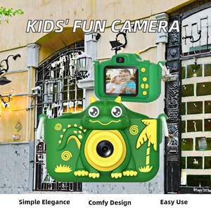 Câmera de Vídeo Educacional Infantil Full HD CMOS com Filtro, Mini Filmadora de Plástico para Crianças, Brinquedo com Cartão MicroSD, Presente - Product Image 3