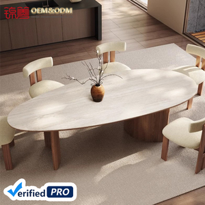 Jinshan Hiện Đại Đồ nội thất nhà thiết lập nóng Bán Bàn ăn ghế kết hợp bàn gỗ rắn - Product Image 2