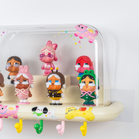 Étagère murale en plastique moderne et minimaliste pour boîtes mystères, vitrine de présentation de figurines haute transparence et anti-poussière, rangement