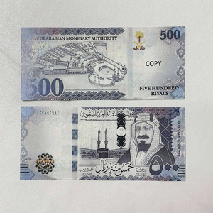 Chất lượng cao thực tế saudi tiền giấy dán jubba abaya thobe Prop Tiền Phong Cách Hiện Đại 5 10 20 50 100 200 500 riyals - Product Image 1