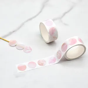 High Quality Colorful Custom Whimsical Die Cutting Washi Tape Paper Masking Tapes Set For DIY Diary Planner Scrapbooking