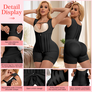 Venta al por mayor de alta compresión completa posquirúrgica <span class=keywords><strong>Fajas</strong></span> Colombianas <span class=keywords><strong>Fajas</strong></span> Shorts Etapa 2 Control de barriga Faja <span class=keywords><strong>Fajas</strong></span> para mujeres - Product Image 5