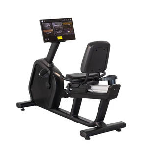 Bicicleta de Ejercicio Magnética Reclinada para Alivio del Dolor de Espalda, Soporte Lumbar Cómodo, Equipo de Ciclismo de Baja Presión para Interiores - Product Image 1