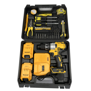 21V13mm大型モーター高品質バッテリーコードレス電動工具キット電気インパクトドリルセットコンボ - Product Image 1