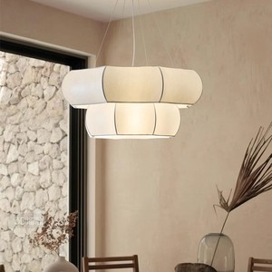 Lámpara de araña octogonal de doble capa con base para bombilla E27, forma redonda, para sala de estar, dormitorio, hotel, casa de huéspedes - Product Image 2