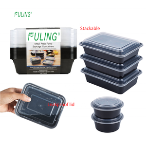 Thân Thiện Với Môi Lò Vi Sóng An Toàn Nhựa Thực Phẩm Container Dùng Một Lần Hộp Ăn Trưa Với Nắp Đậy - Product Image 3