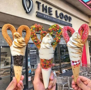 Snack Equipment Churro Filler Maker Fabricante Venta al por mayor 5L Manual Español Churros que hace la máquina Precio - Product Image 2