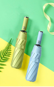 YB couleur correspondant dix os entièrement automatique <span class=keywords><strong>parapluie</strong></span> Protection solaire ensoleillé <span class=keywords><strong>parapluie</strong></span> hommes affaires couleur unie <span class=keywords><strong>parapluie</strong></span> - Product Image 5