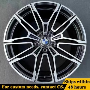 ล้ออัลลอยหน้ากลอสสีดำขนาด18-20นิ้ว5X112 5X120ขอบสำหรับ BMW <span class=keywords><strong>M</strong></span> Performance 3 4 5 Series X3 X5ในสต็อก - Product Image 3