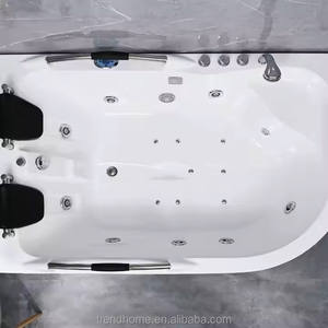 Bañera acrílica con forma de corazón <span class=keywords><strong>para</strong></span> interiores Whirlpool <span class=keywords><strong>para</strong></span> pareja, bañera de masaje SPA <span class=keywords><strong>para</strong></span> <span class=keywords><strong>dos</strong></span> <span class=keywords><strong>personas</strong></span> - Product Image 4