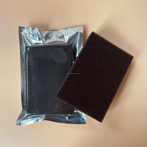 Consumibles de grado médico de 50PPI, apósito de espuma negra de espuma <span class=keywords><strong>PU</strong></span> sin paquete para dispositivo de terapia de heridas con presión negativa - Product Image 5