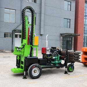 판매량이 좋은 유압식 시추기 100m/200m 수원 시추기 크롤러 이동식 엔진 코어 부품 포함 - Product Image 4