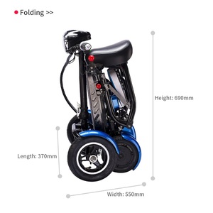 Scooter de Movilidad Plegable KSM-905A para Personas Mayores y Discapacitadas, Equipado con Faro LED para Seguridad Nocturna, Proveedor Chino - Product Image 6