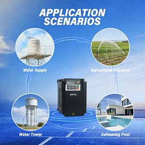 For High Competitive 15 KW 380V MPPT VFD <b>Solar</b> IP20 IP65 for 3 Phase Single Phase Irrigation Water <b>Pump</b> FU9000SI High Efficiency - Product Image 1