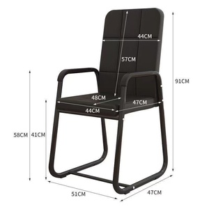 Silla de ordenador, para uso doméstico, cómoda silla de oficina, silla de conferencia/para personal con forma de arco - Product Image 6
