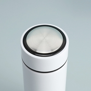 Bottiglia 2025 all'ingrosso a doppia parete in acciaio inossidabile bicchieri di vernice <span class=keywords><strong>350</strong></span> <span class=keywords><strong>ML</strong></span> bottiglia d'acqua dritta con coperchio in metallo personalizzato