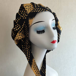 बड़े आकार में सैटिन की दोहरी परत वाली महिला बेबी माँ डिजाइनर बहन सोमाली करइस सैटिन बोननेट - Product Image 2