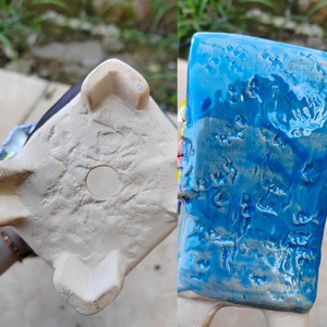 Vasi di <span class=keywords><strong>fiori</strong></span> di argilla fatti a mano vasi di piante simpatici della bambina della casa del fumetto - Product Image 4