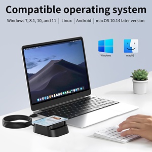 <strong>Buy</strong> Online NFC Dual Contact &amp; Contactless IC Chip Card Reader Writer USB EMV CAC ID Smart Card Reader - Product Image 1